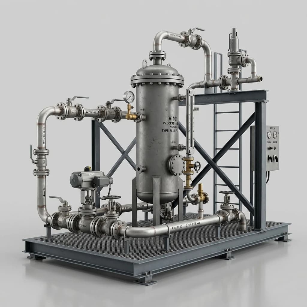 3D Rendered Piping Model